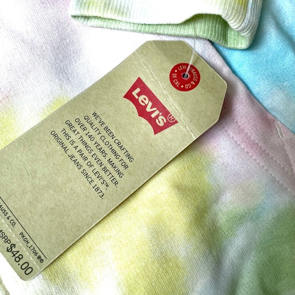 NWT LEVI’S girl’s tie dye zip hoodie - Picture 6 of 7